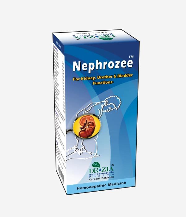 Nephrozee for urinary tract infections, acute & chronic nephritis, kidney & bladder stones, cystitis, albuminuria, and painful burning urination.