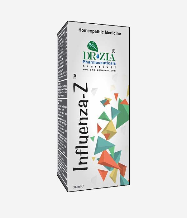 Influenza-Z for cold, seasonal flu, fever, sore throat, and seasonal allergies.