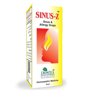 Sinus Z is a natural remedy that helps alleviate symptoms associated with sinusitis such as nasal congestion, headache, migraine, soothes irritated passageways, and increases the flow of mucus, so you don’t feel so stuffed up. Improves overall condition who suffer from chronic rhinitis and sinusitis