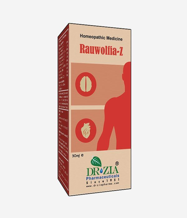 Rauwolfia-Z to treat hypertension, palpitation and mproves overall cardiac health